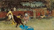 Marsal, Mariano Fortuny y Bullfight Wounded Picador France oil painting artist